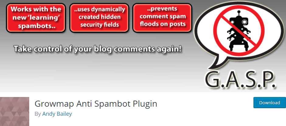 Plugin WordPress Growmap Anti Spambot Plugin