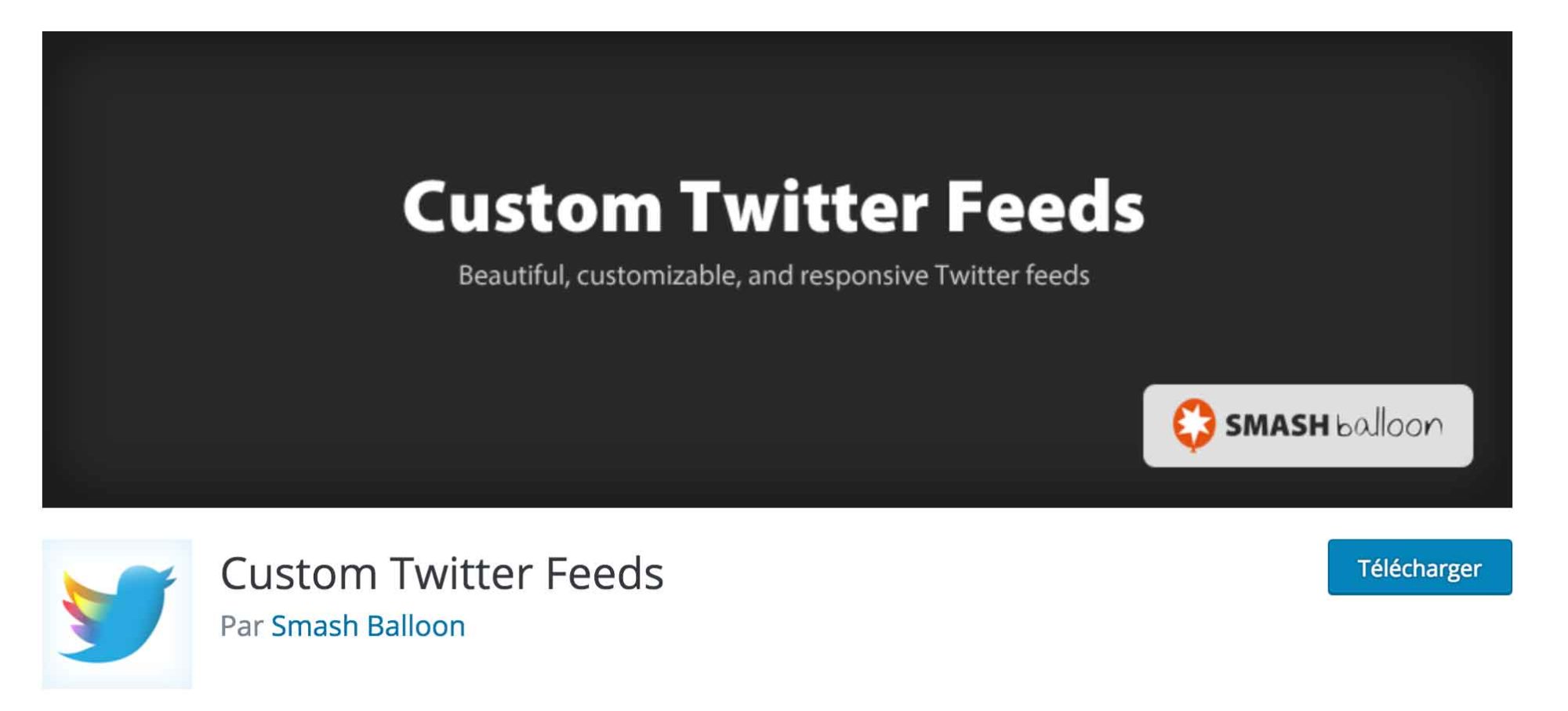 Extension Custom Twitter Feed