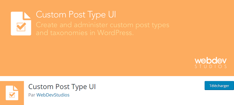 Plugin WordPress Custom Post Type UI