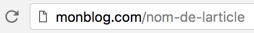 URL optimisée pour le référencement