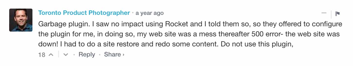 WP Rocket review.