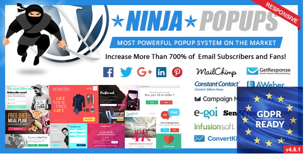 Le plugin Ninja Popups pour WordPress