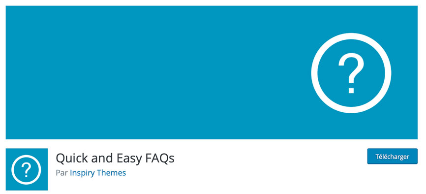 The WordPress Quick and Easy FAQs plugin.