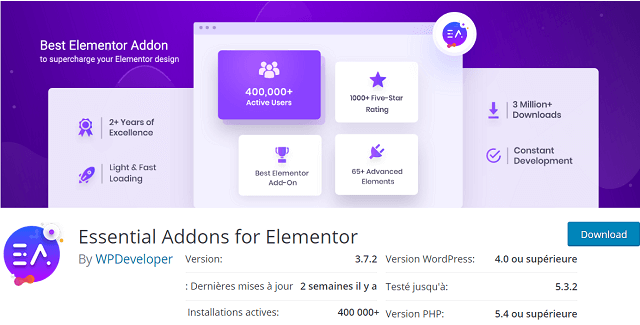Essentials Addons for Elementor free