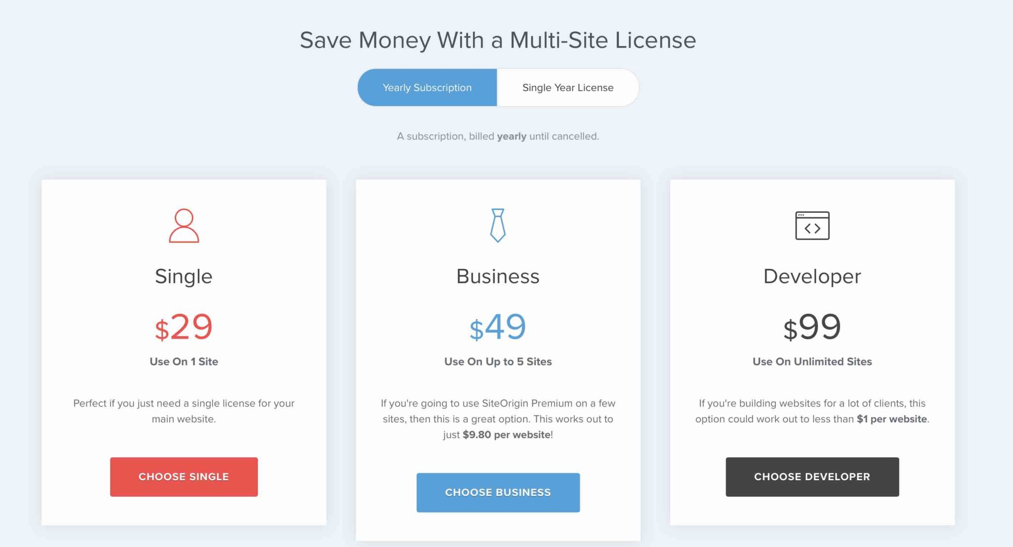 Multi-Site License SiteOrigin