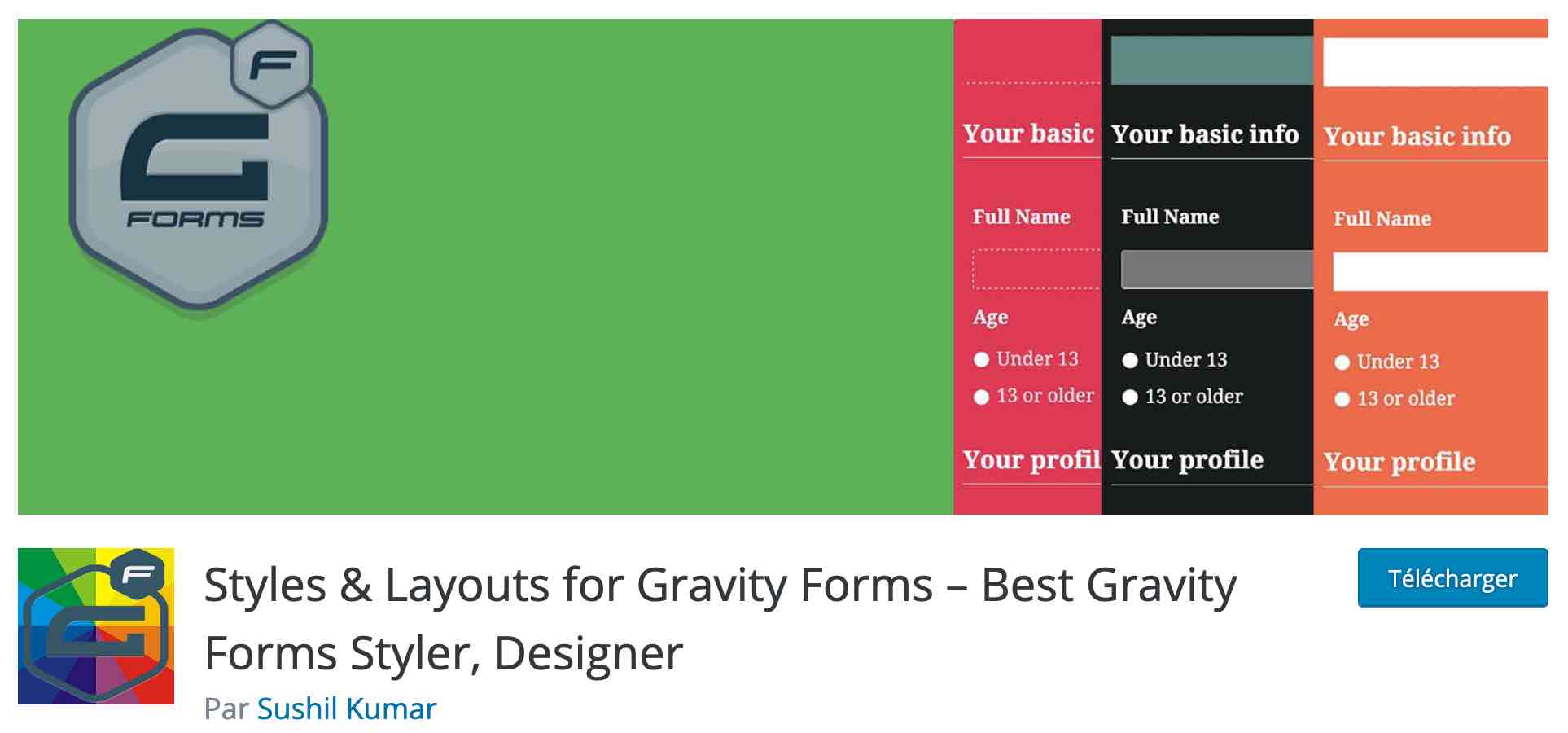 Styles & Layouts for Gravity Forms.