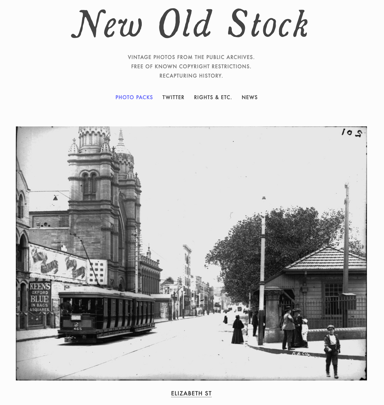 New Old Stock website to find royalty free images for your blog posts.