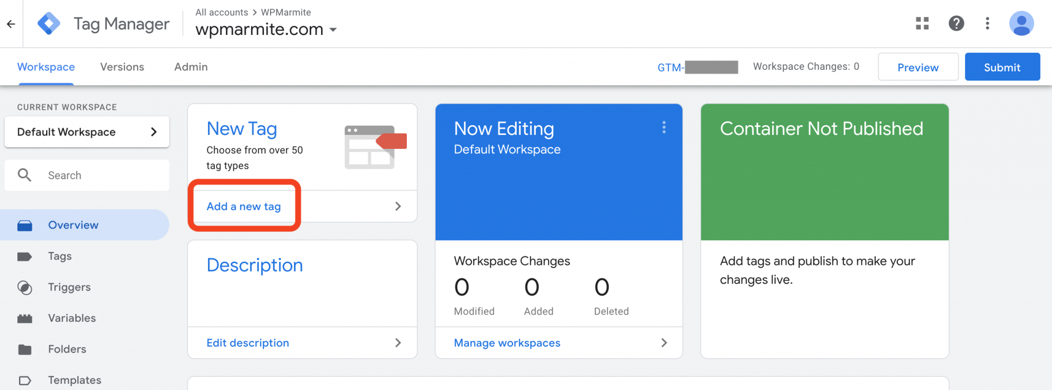 how to add a new tag on google tag manager