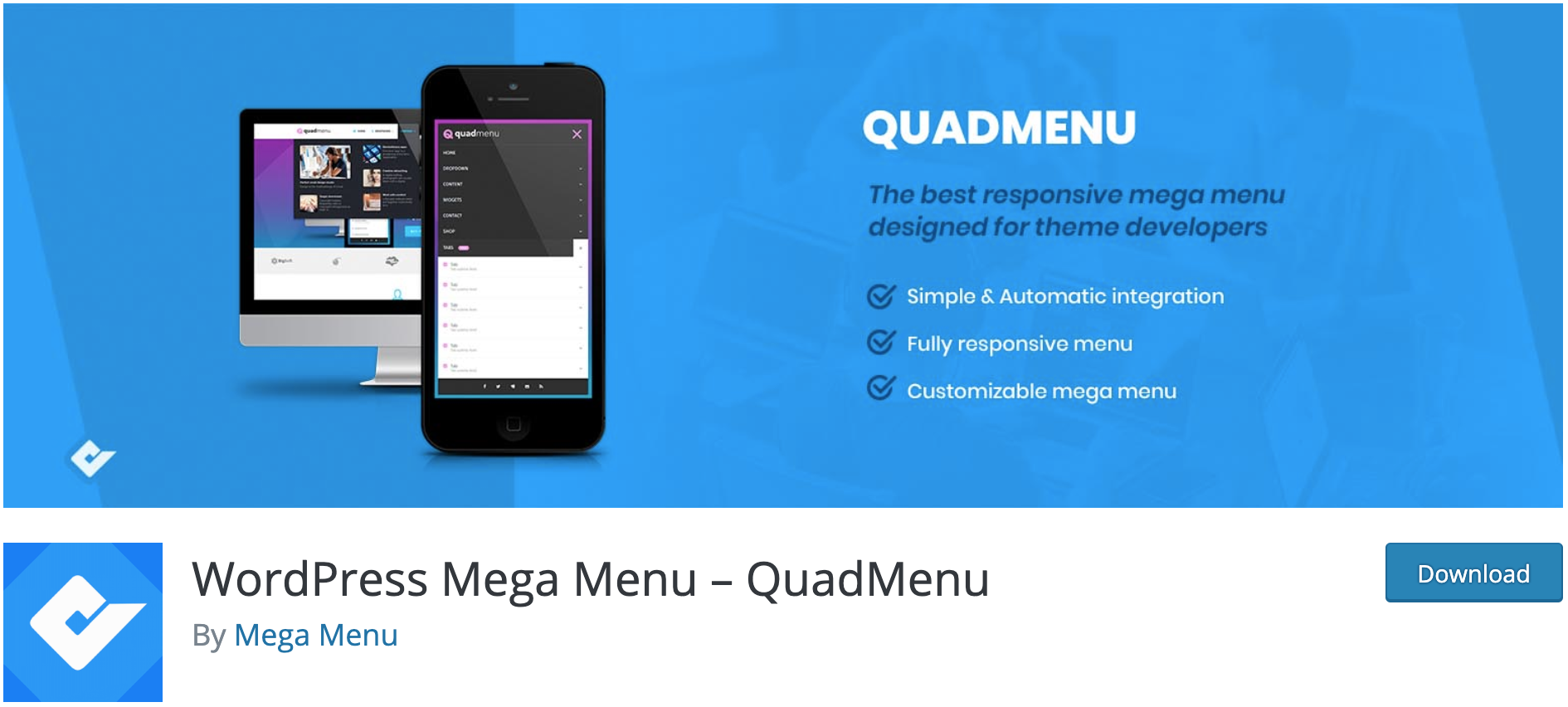 QuadMenu to download