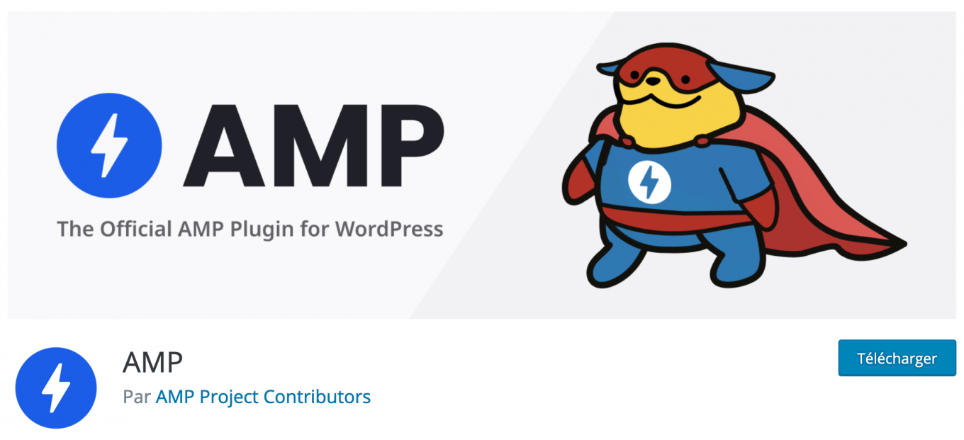 Plugin officiel AMP sur WordPress