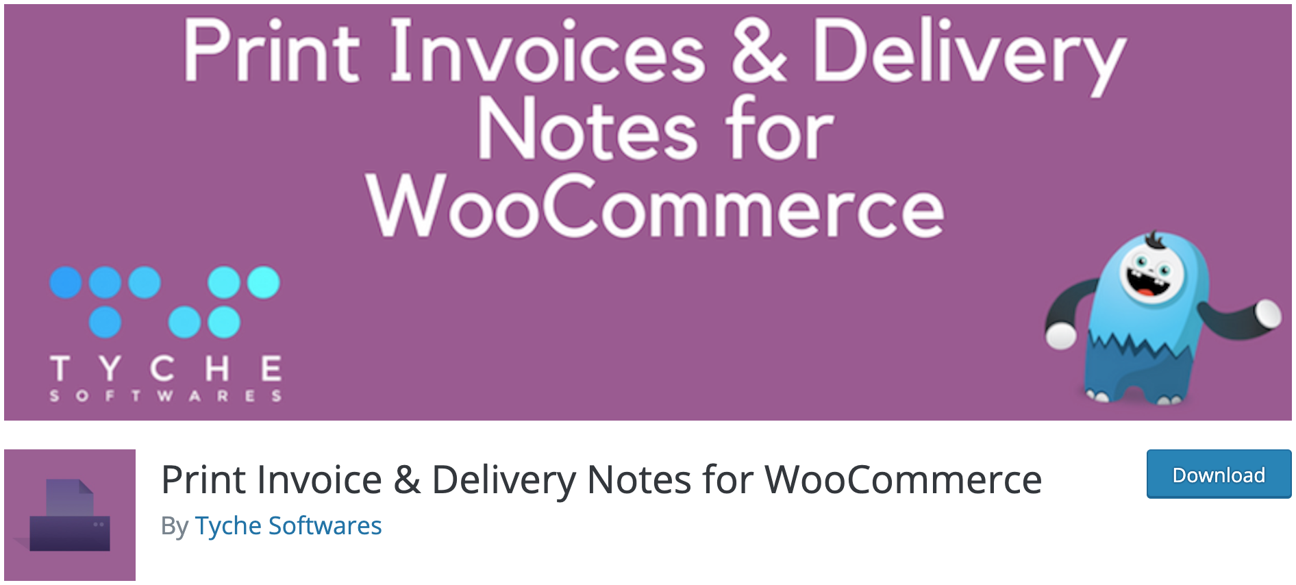 Print Invoice & Delivery Notes for WooCommerce on WordPress directory