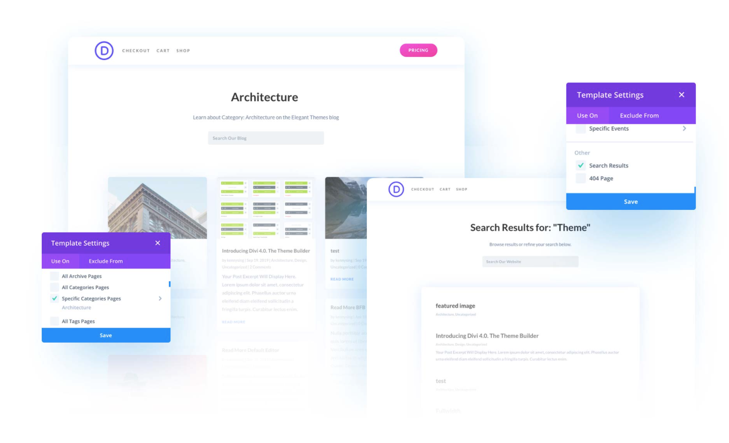 Custom categories with the Divi Theme Builder