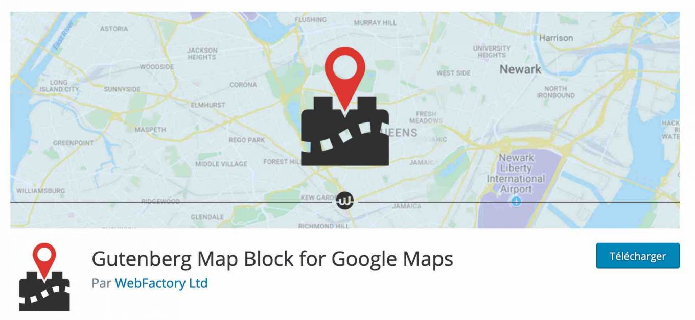 Gutenberg Map Block for Google Maps