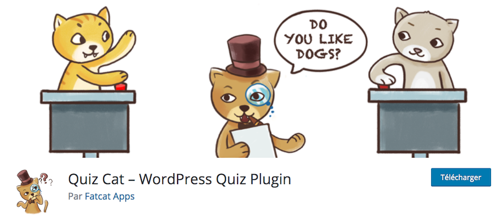 Un plugin de quiz WordPress : Quiz Cat