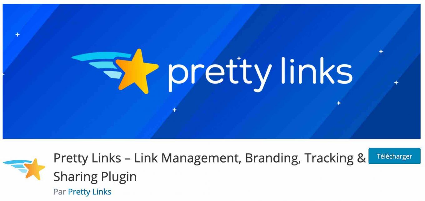 Pretty Links permet de raccourcir des liens.