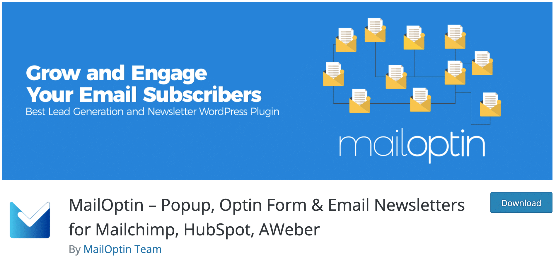 MailOptin plugin to create WordPress opt-in forms