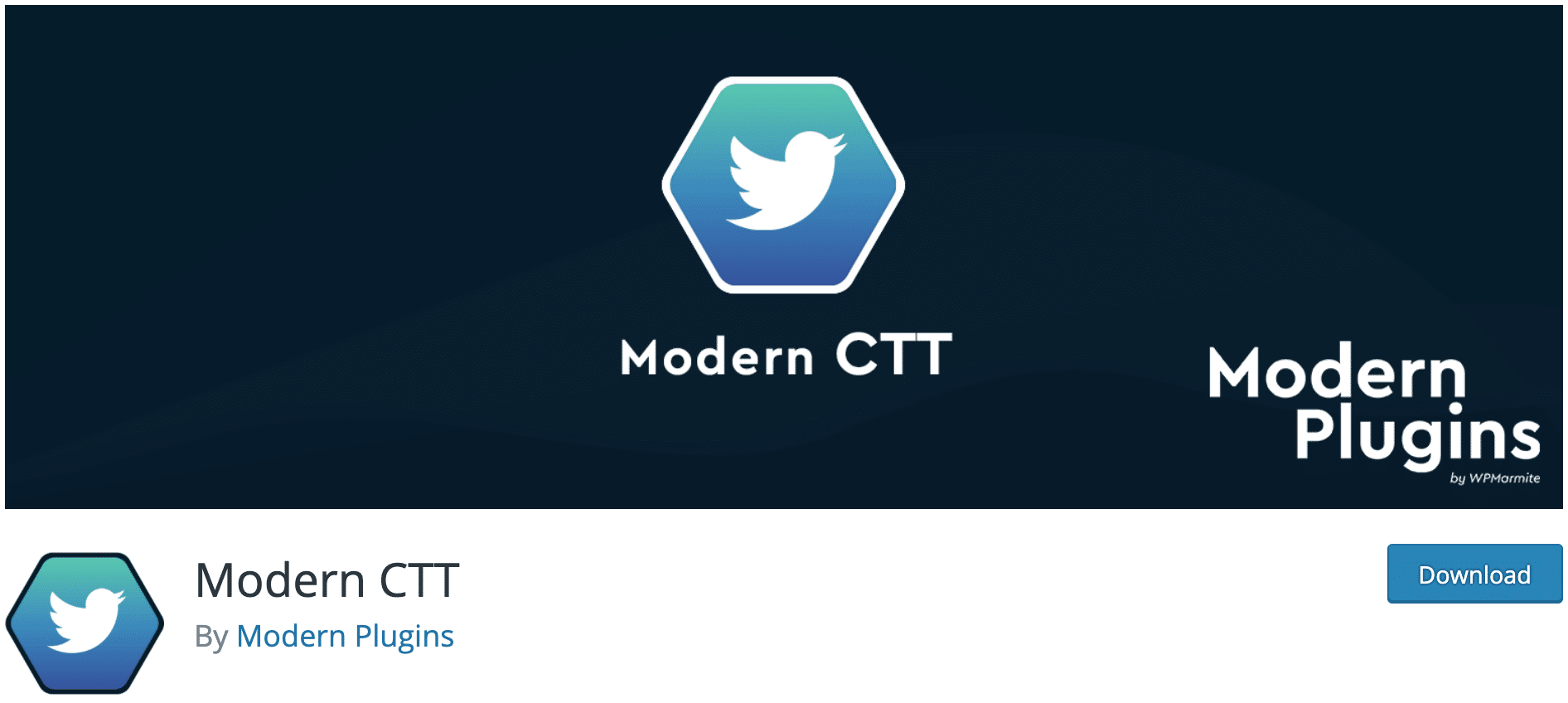 Modern CTT plugin on WordPress official directory.