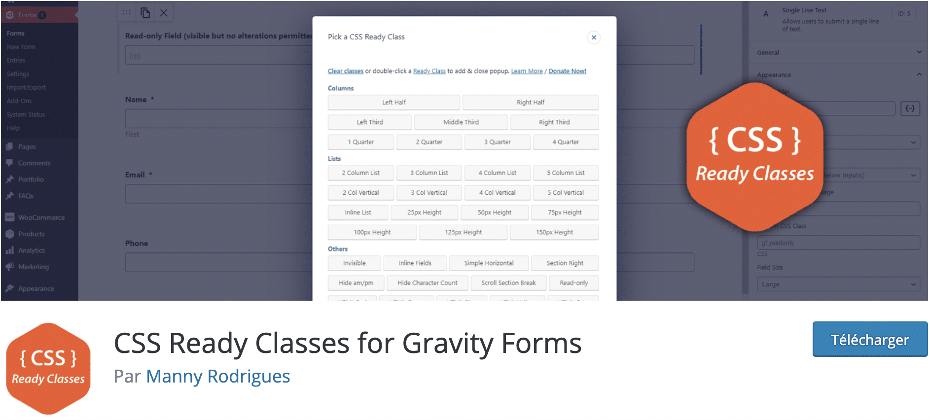 CSS Ready Classes for Gravity Forms.