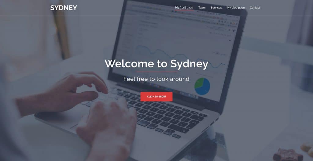 Free Sydney WordPress theme