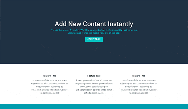 How to add some content with Divi Builder.