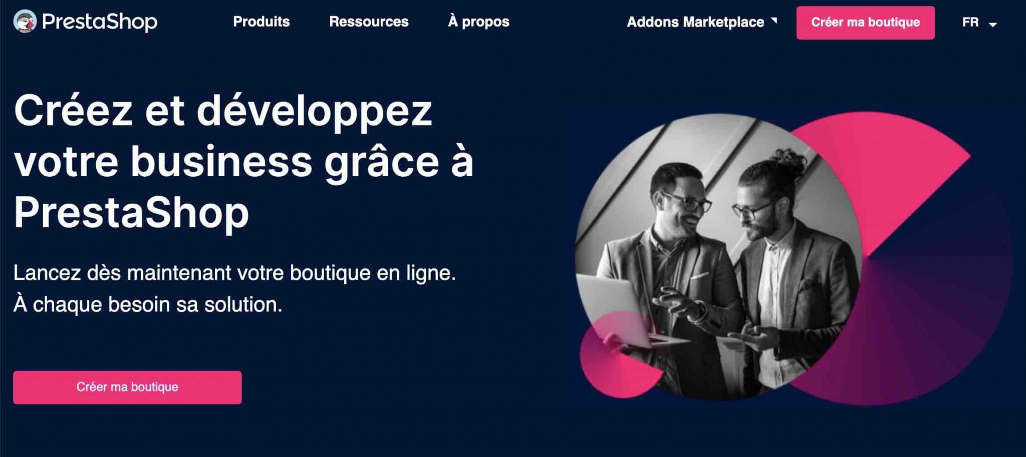 PrestaShop est une solution e-commerce française.