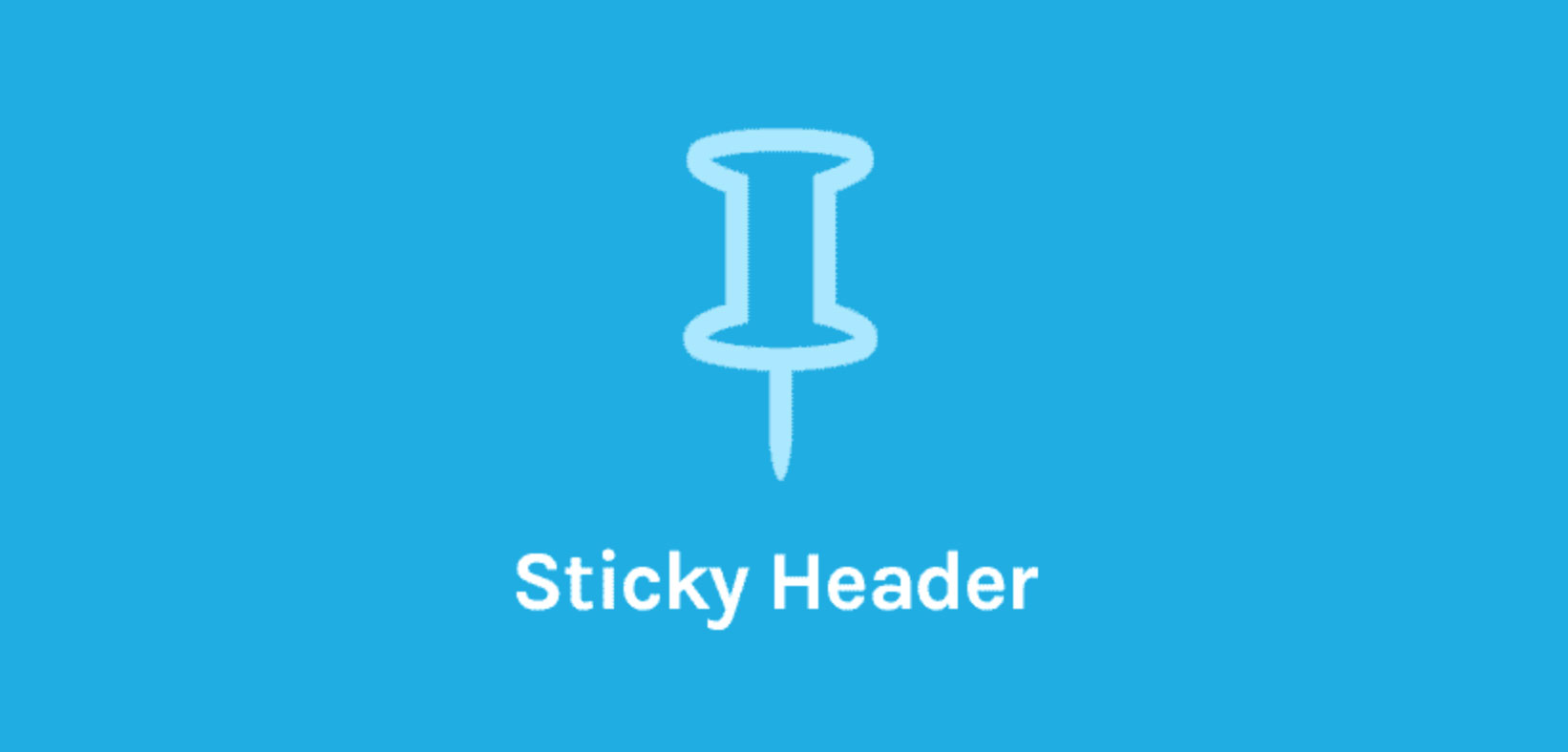 L'extension Sticky Header permet d'ajouter un sticky header sur un site créé avec OceanWP.