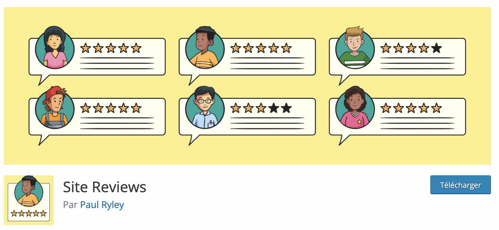 The Site Reviews plugin on WordPress allows you to collect and display customer reviews.