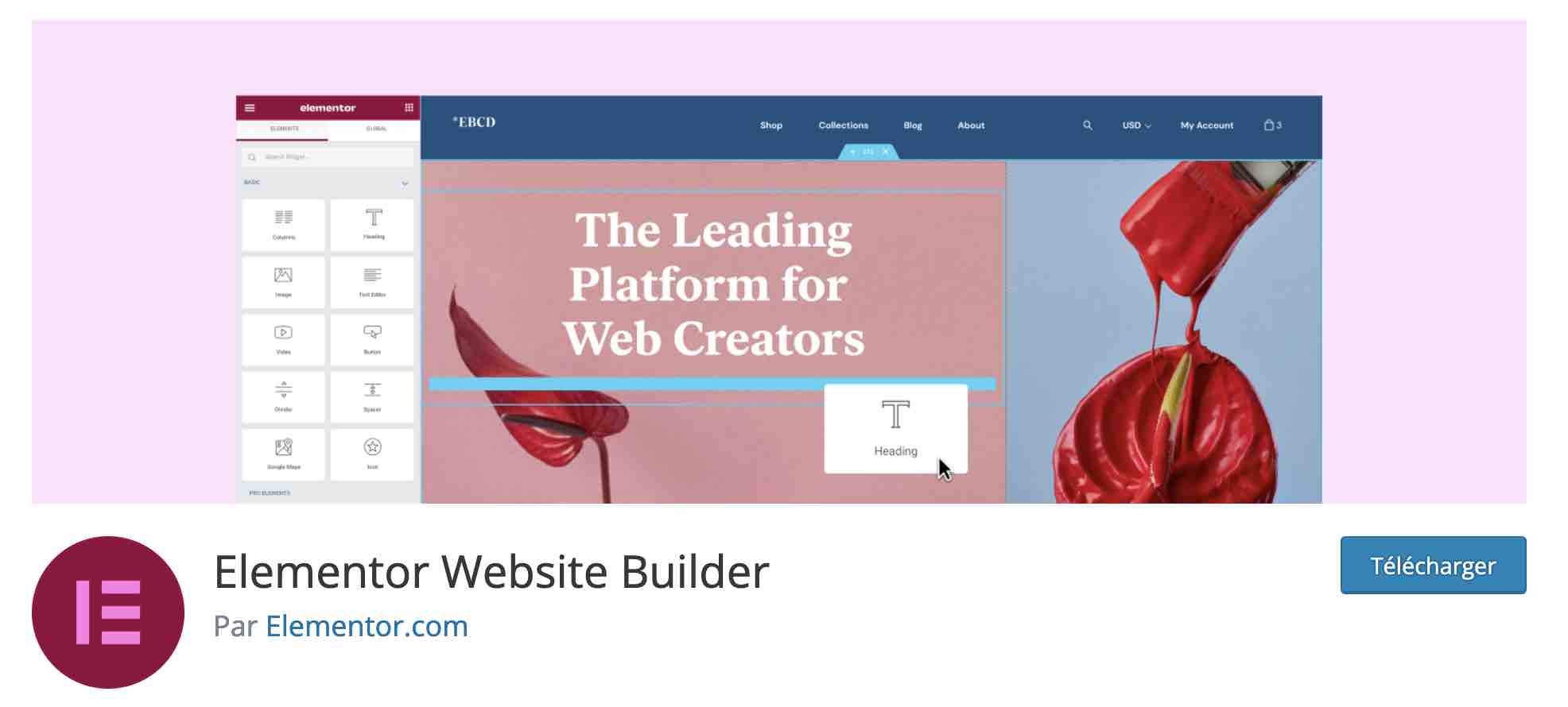 Elementor page builder allows to create WordPress anchors.
