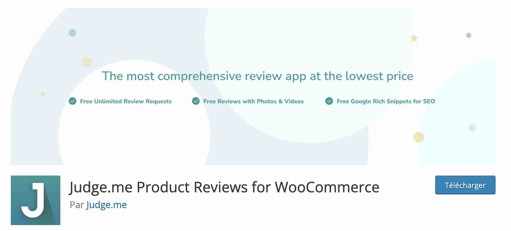 Judge.me Product Reviews for WooCommerce.