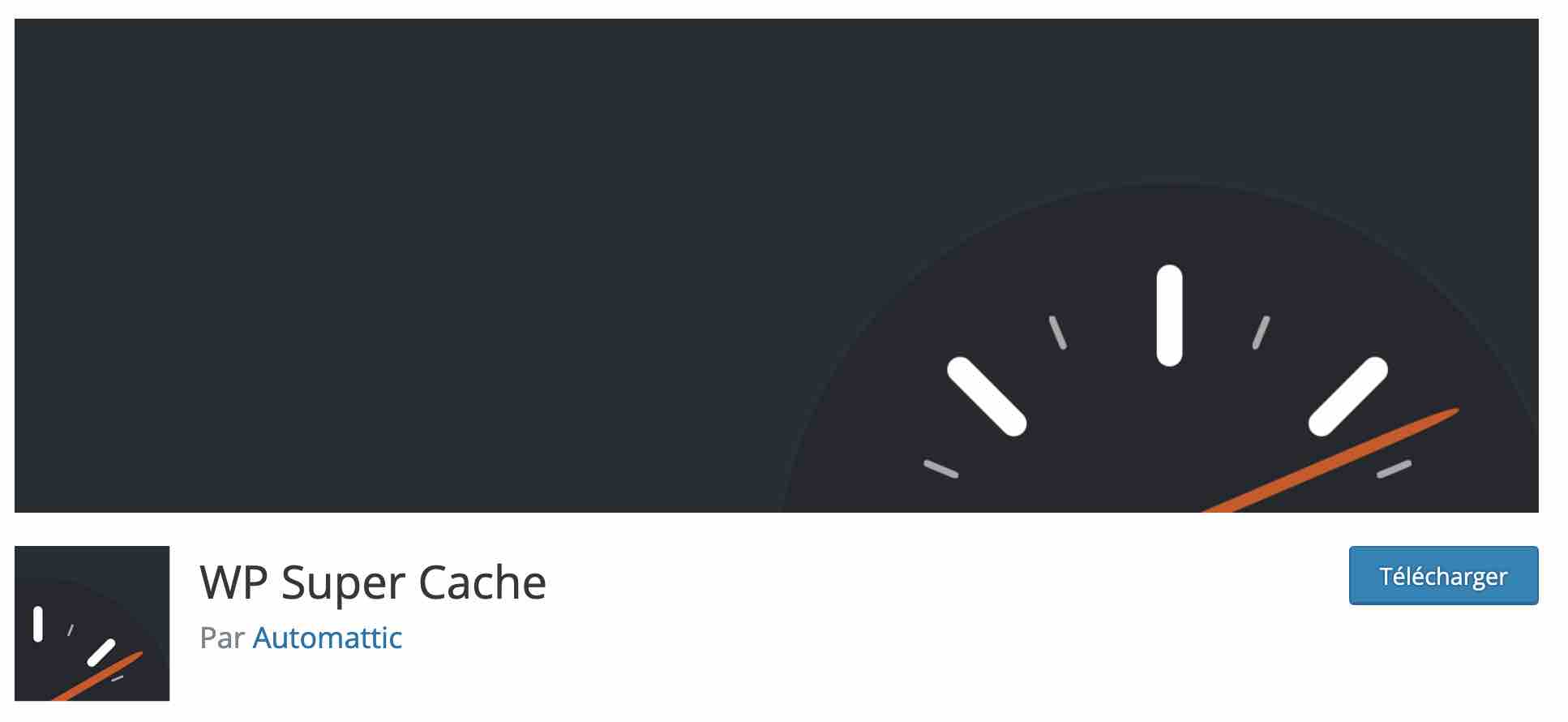 The WP Super Cache extension allows you to clear the cache of WordPress.