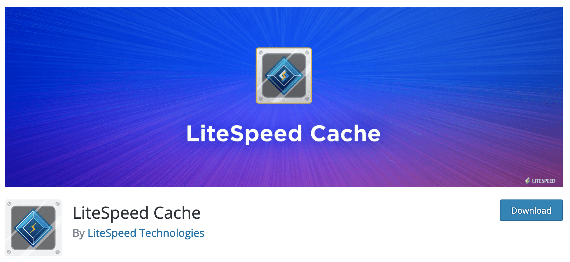LiteSpeed Cache is a cache plugin for WordPress.