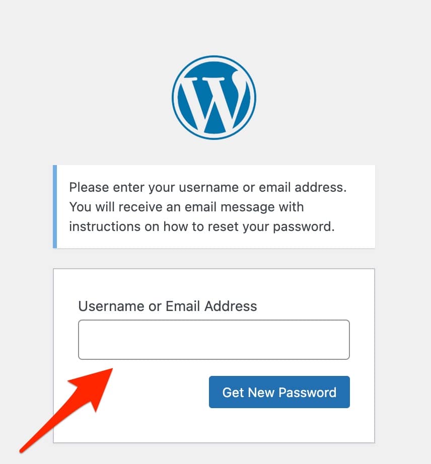 How to reset your password on WordPress. 