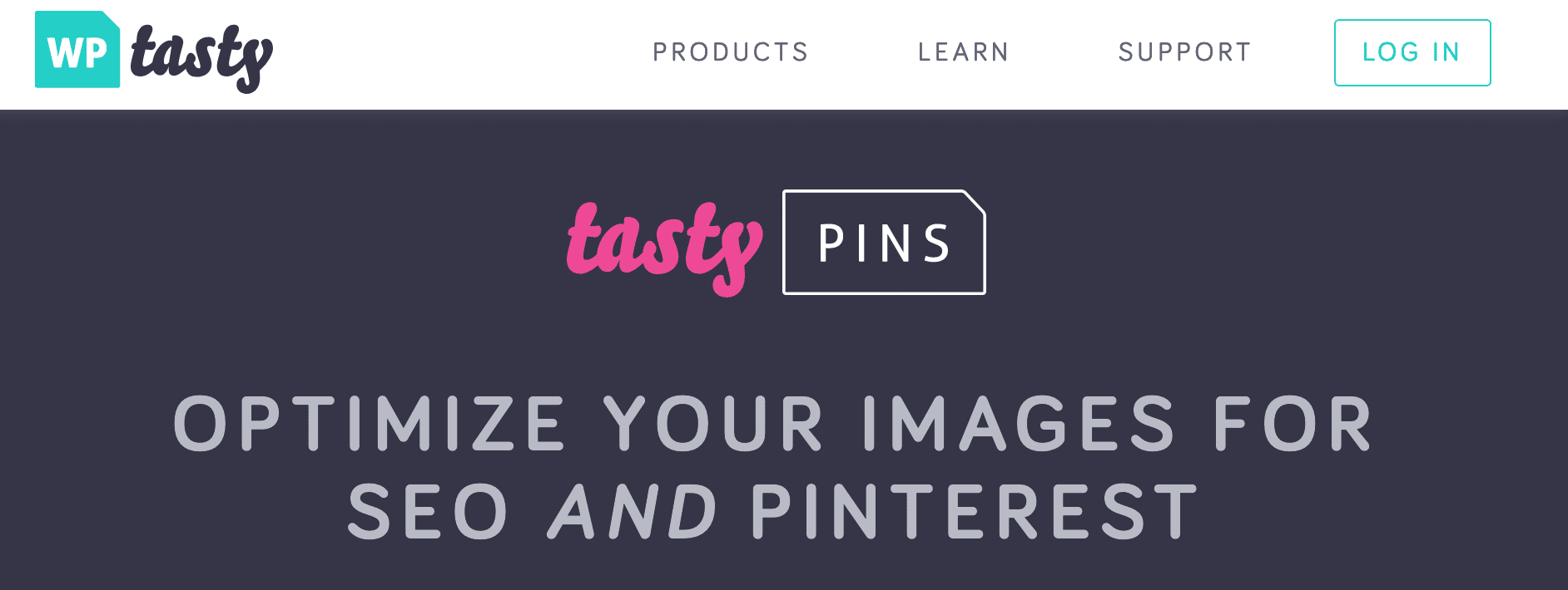 Tasty Pins allows to optimize your images for SEO and Pinterest.