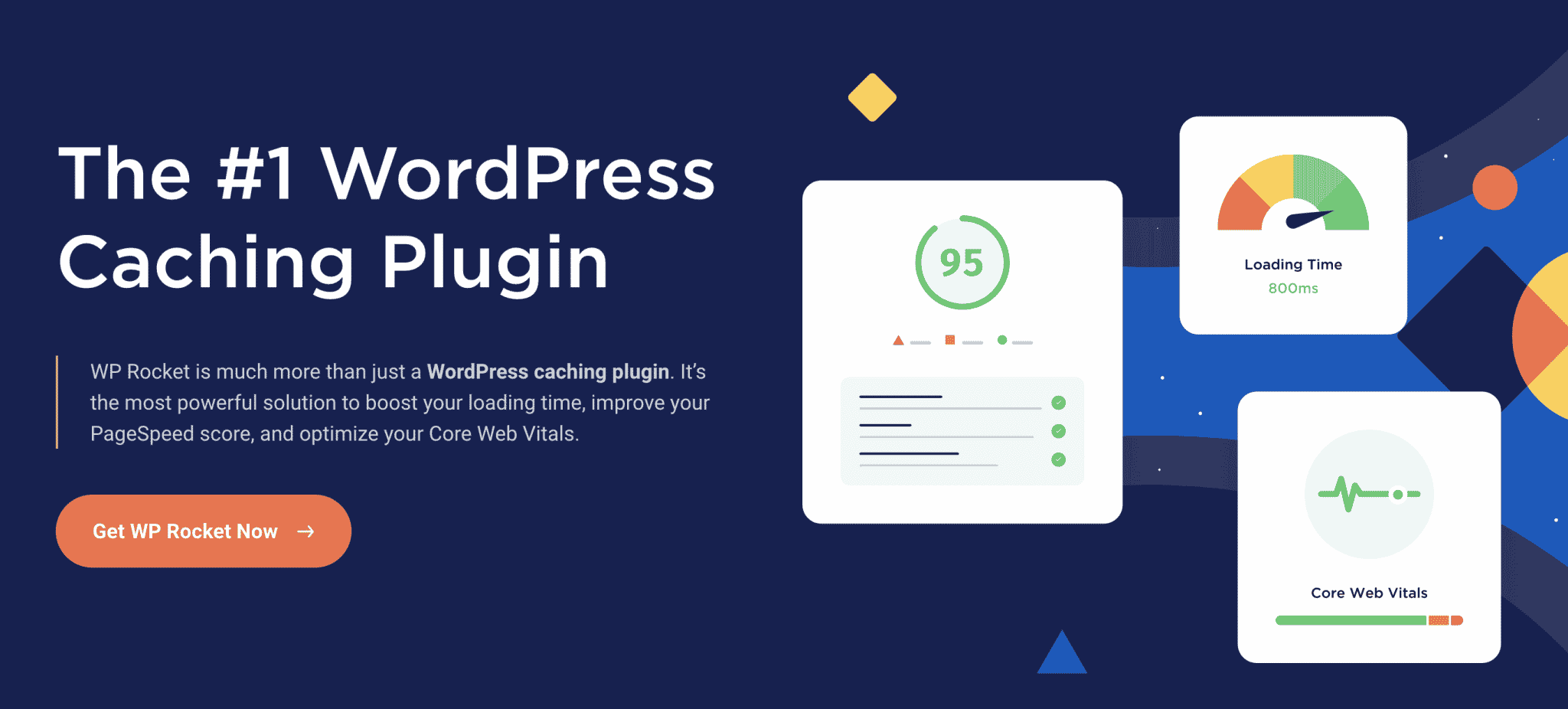 WP Rocket is a caching plugin that will allow you to optimize and speed up WordPress.