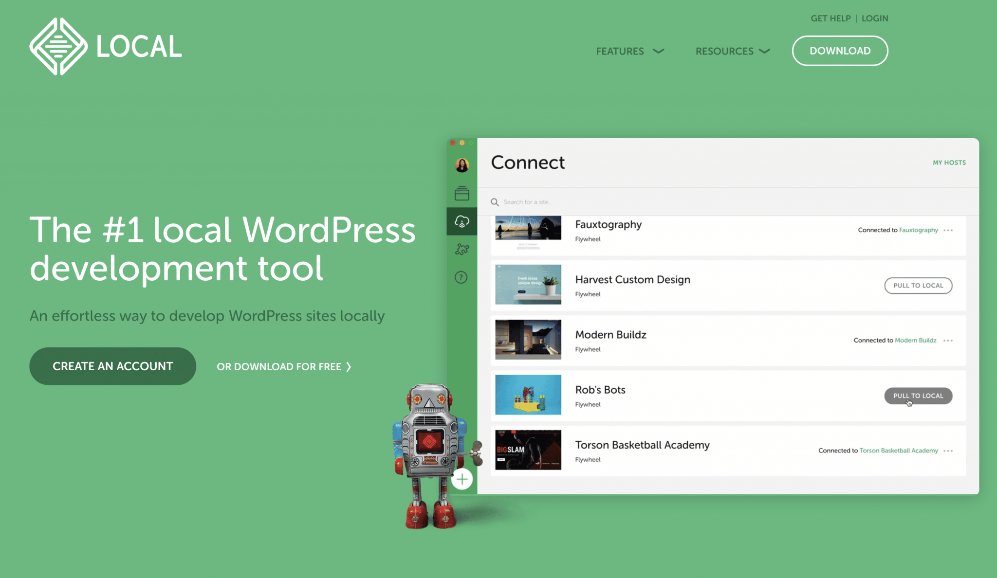 Local by Flywheel is a local development tool for WordPress.