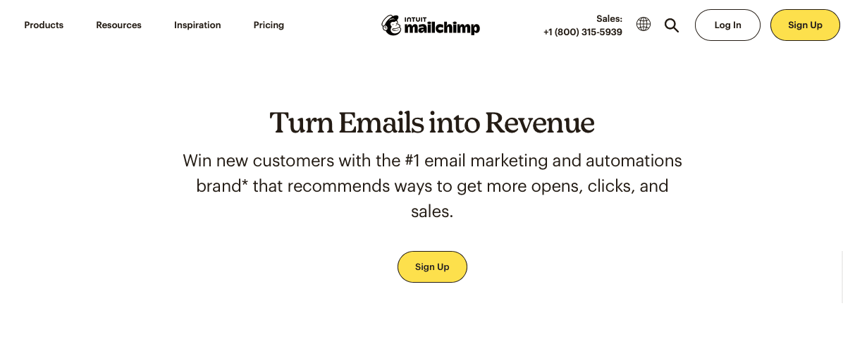 Register with Mailchimp to send newsletters on WordPress.