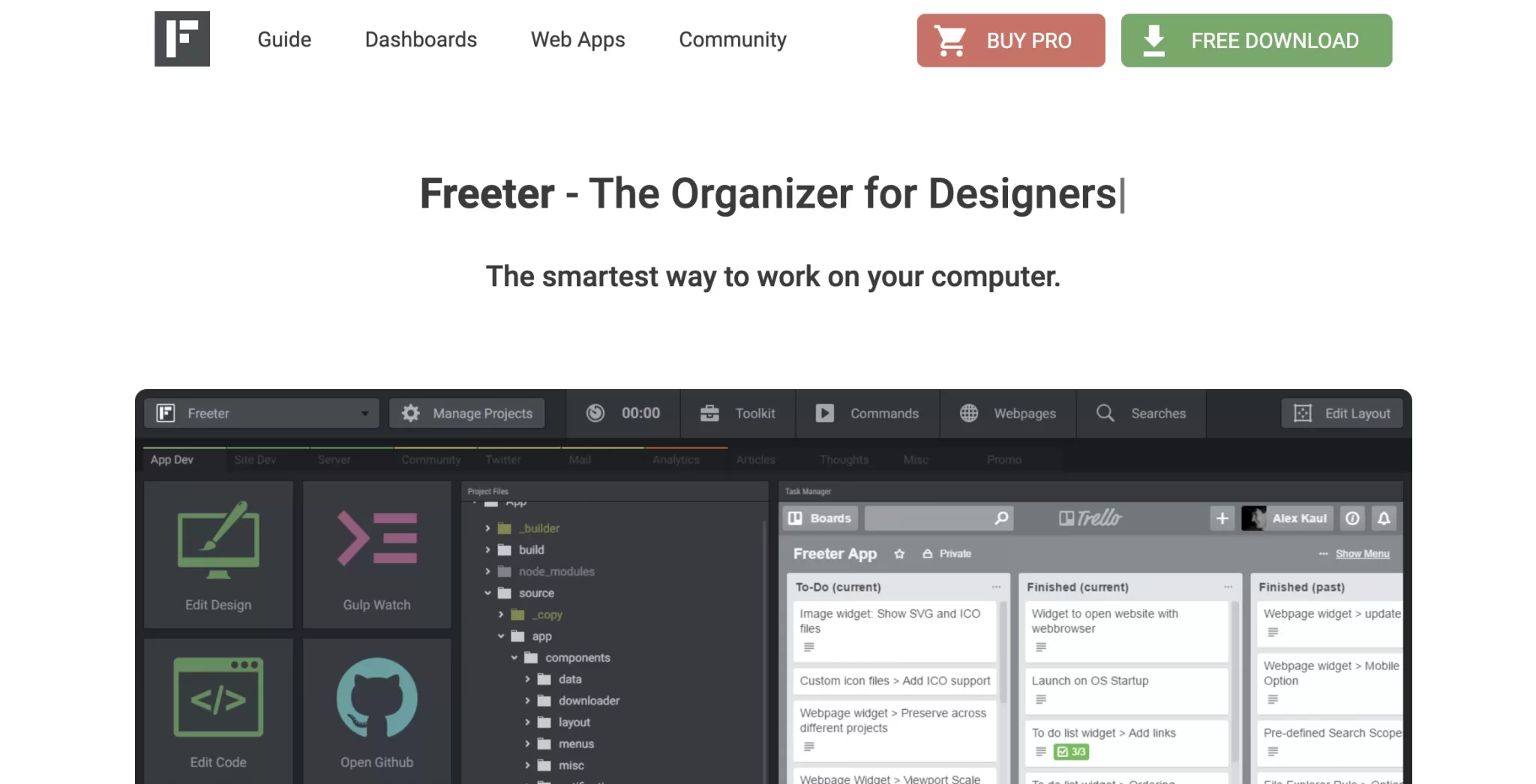 Freeter is a tool to manage your WordPress projects.