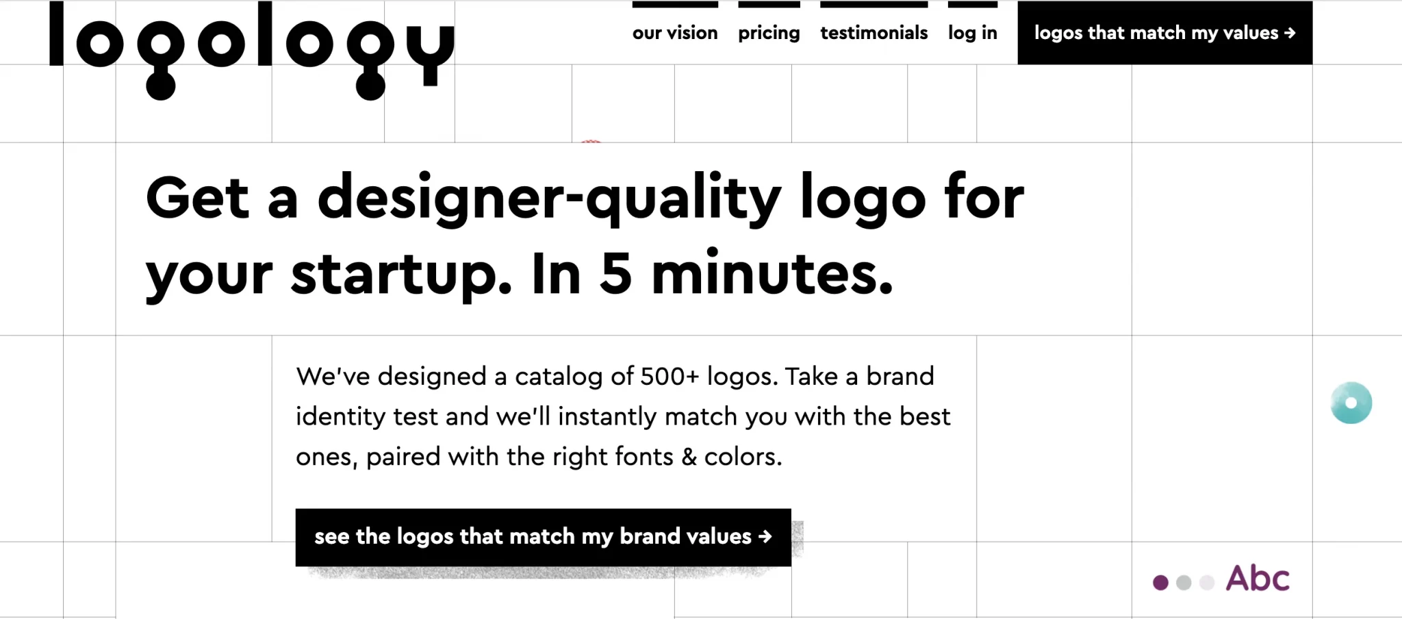 Logology is a tool to create a logo in 5 minutes.