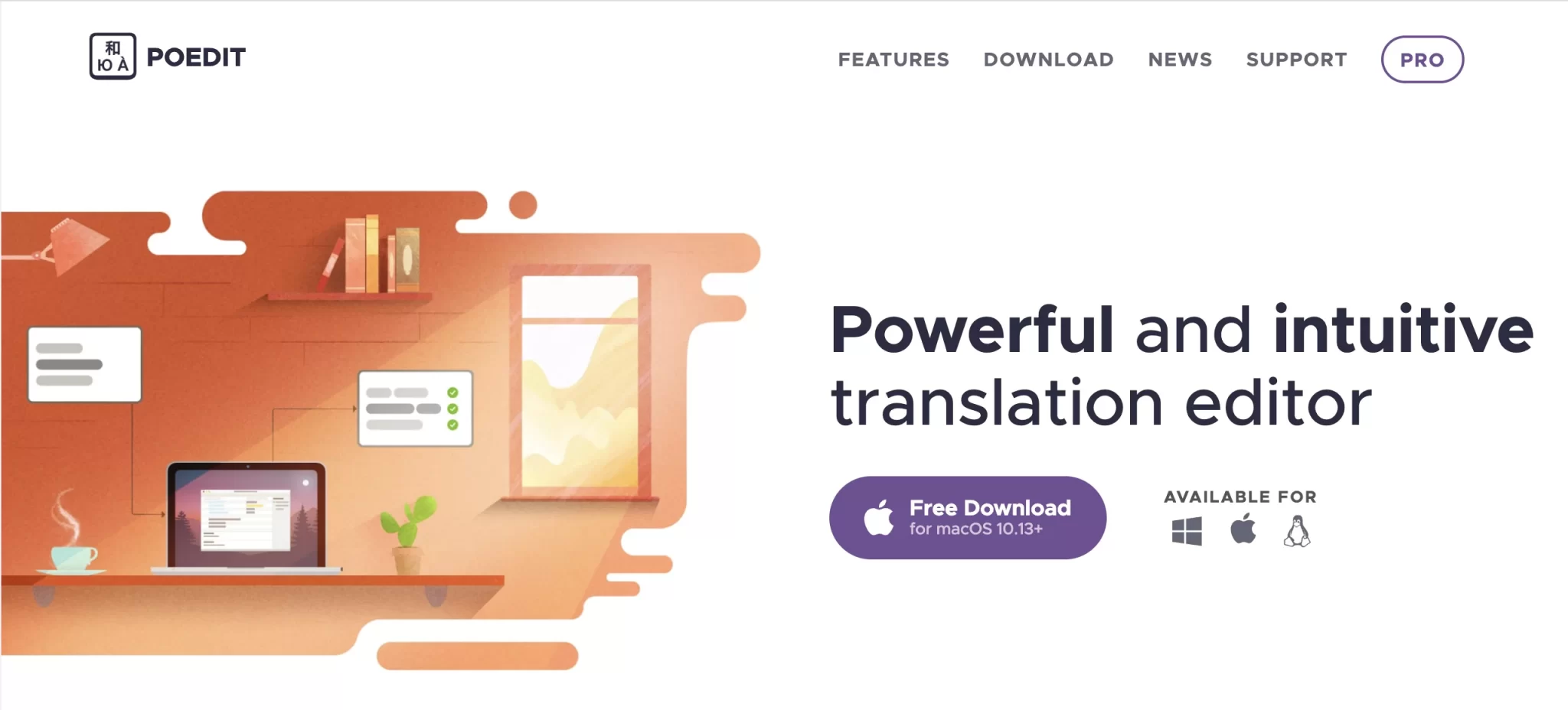 Poedit allows you to translate your WordPress site.