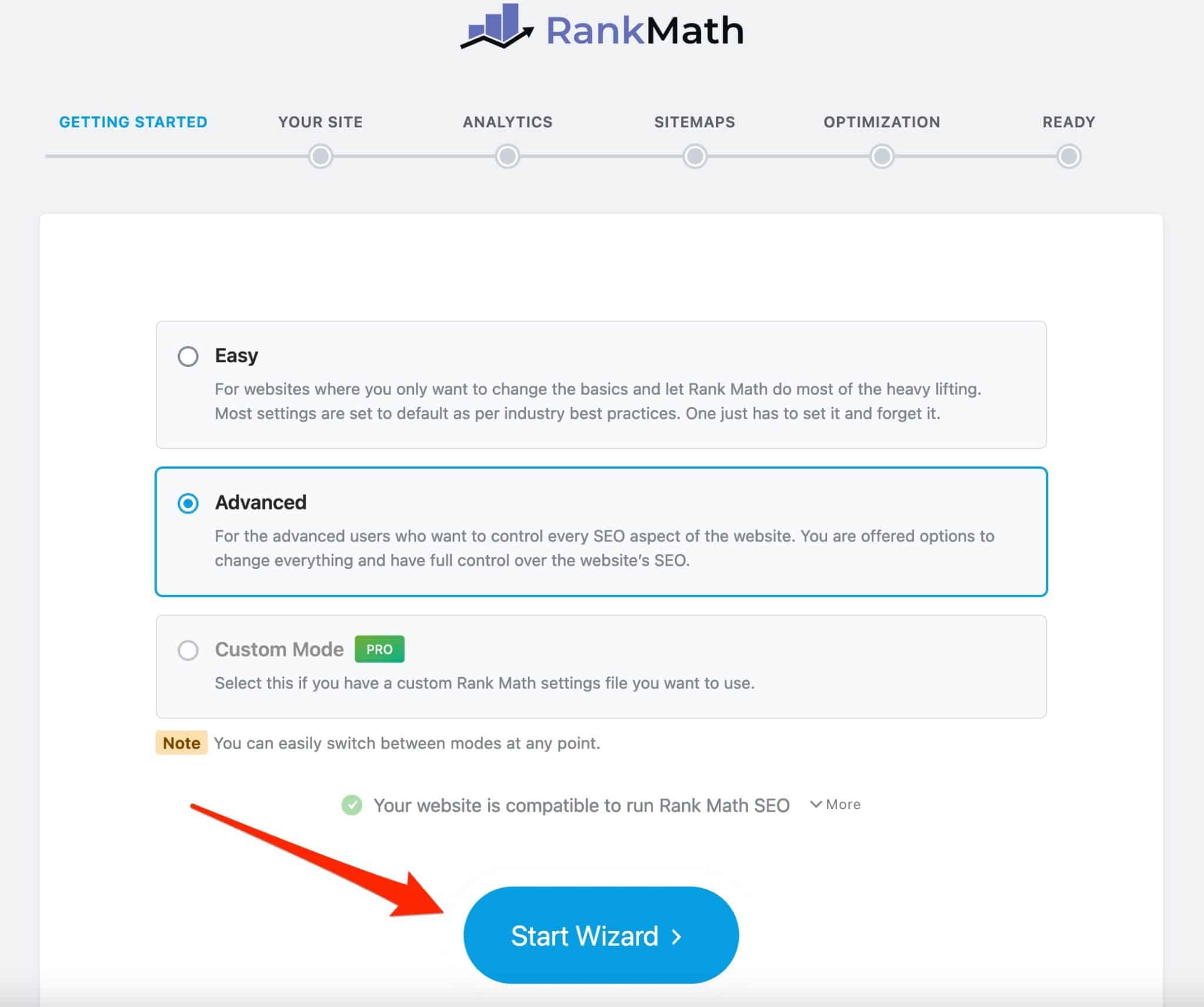 Rank Math SEO has a wizard to help you set it up on your site.