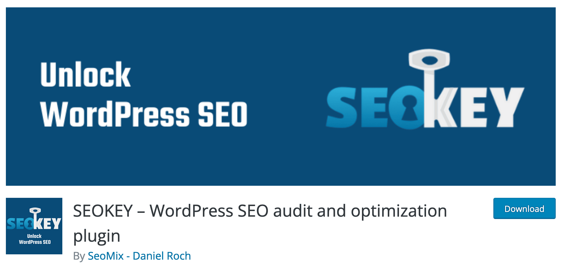 SEOKEY is an SEO optimization plugin for WordPress.