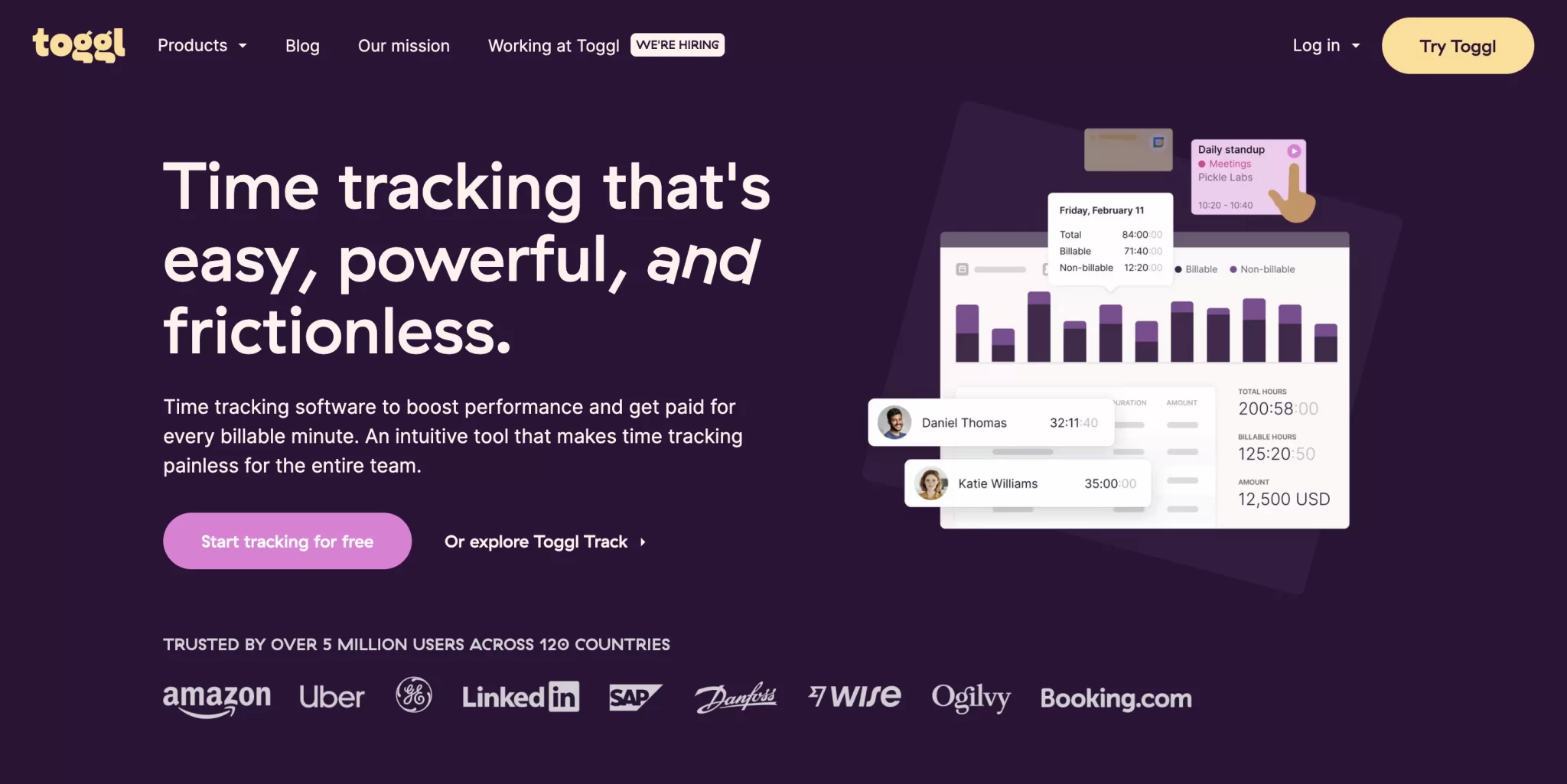 Toggl is a tool to track the time spent on your WordPress projects.