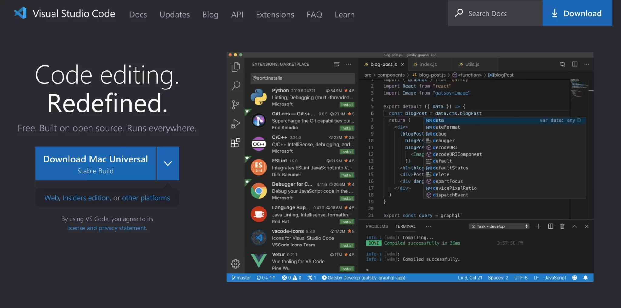 Visual Studio Code is a useful development tool for WordPress site creators.