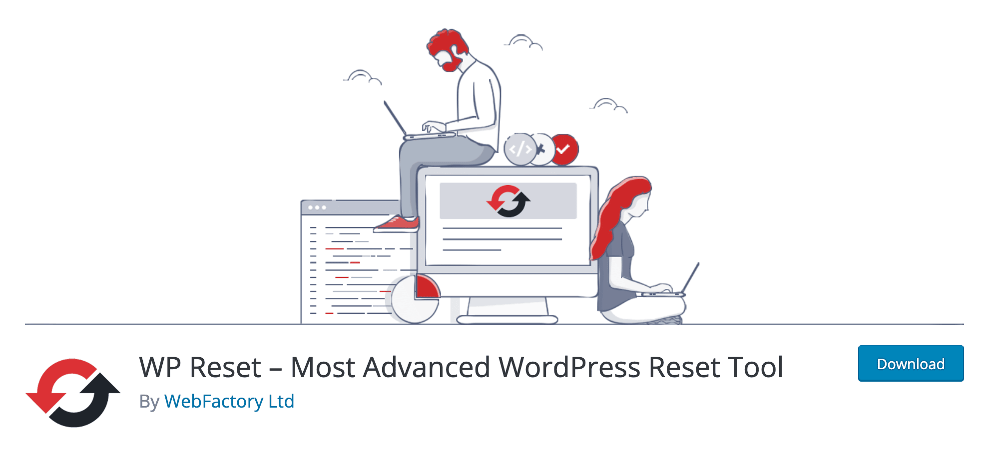 WP Reset is a WordPress plugin to reset a site.