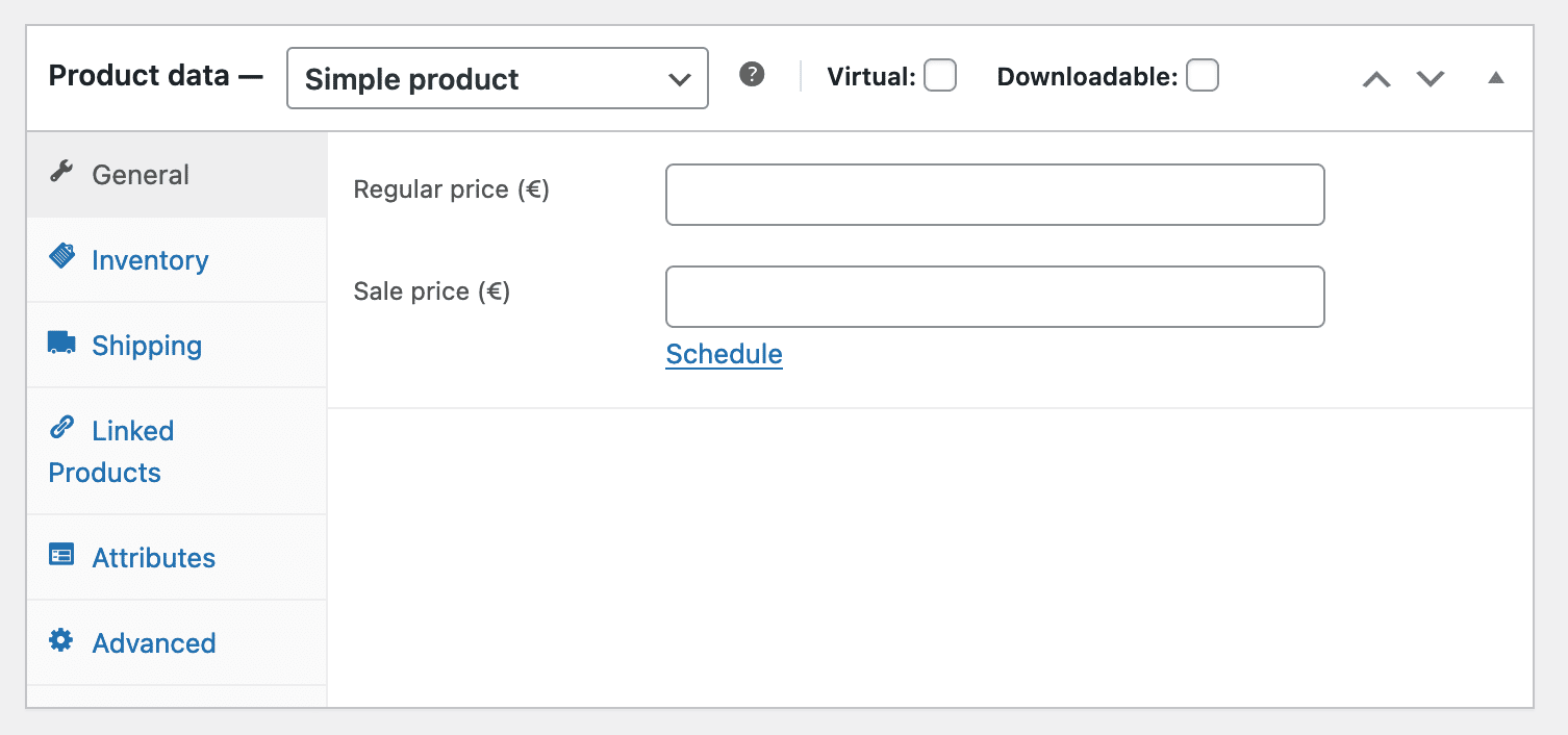 Changing product data on WooCommerce.