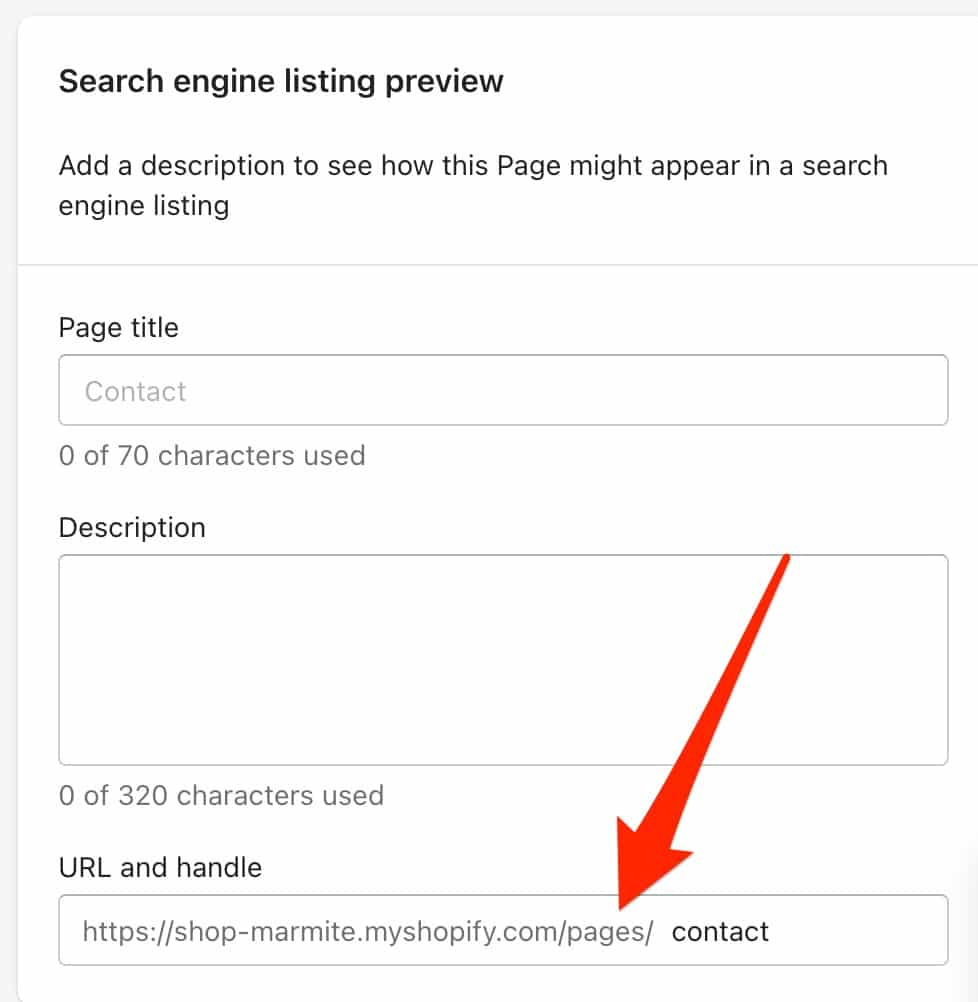 Shopify automatically adds categories to your URLs.