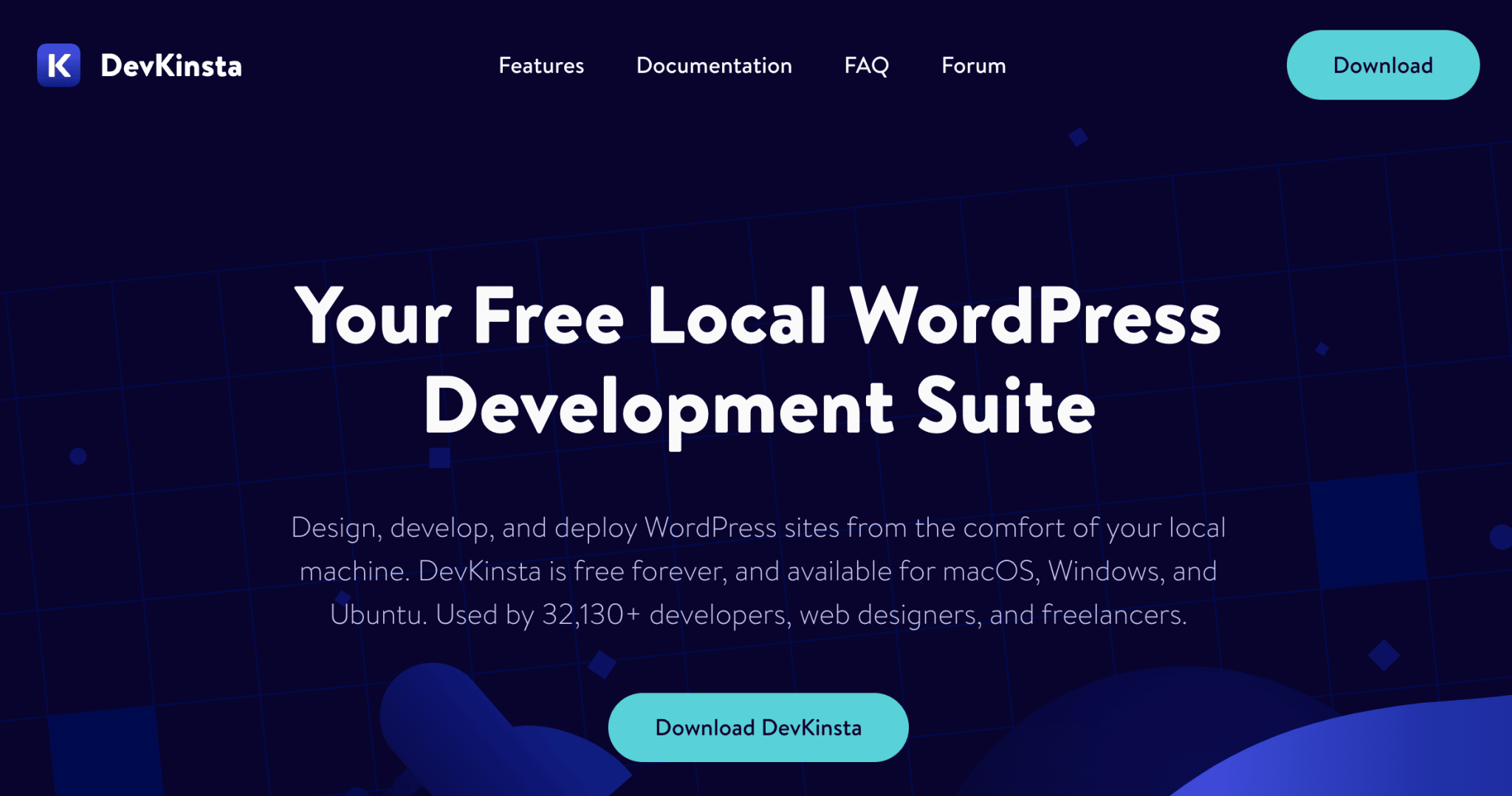 DevKinsta is a local WordPress development suite.