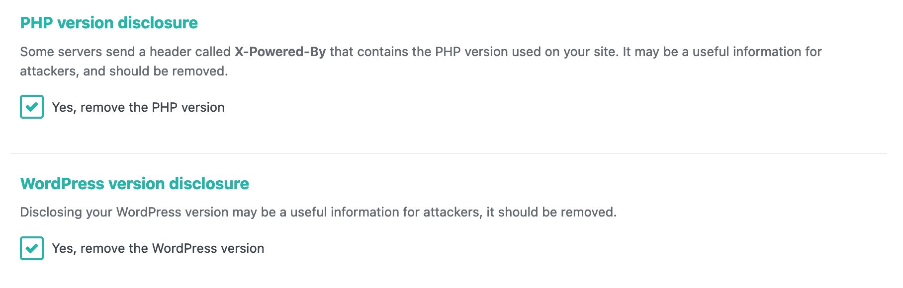 SecuPress allows you to mask your PHP version.