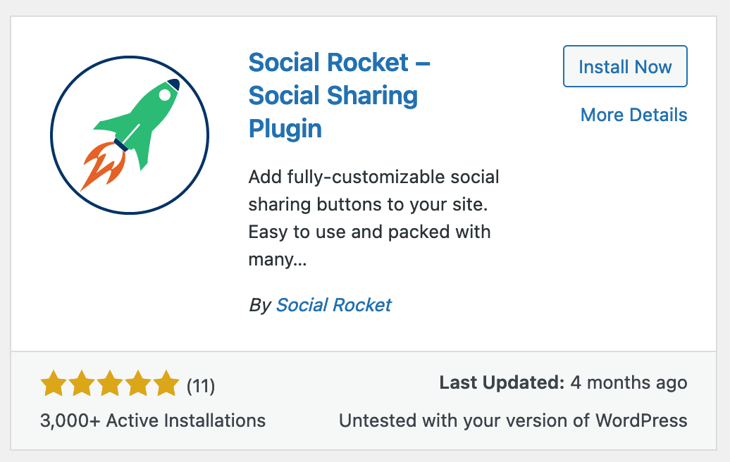 Installing Social Rocket.
