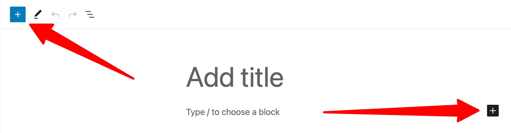Add a Gutenberg block to a page or an article of a WordPress website.